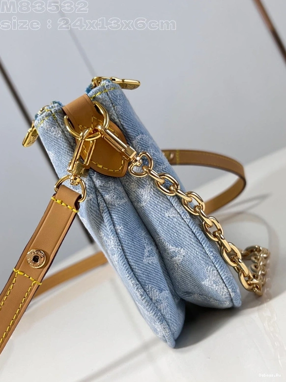 VUITTON pochette double LOUIS -24.5*13.5*6.5CM Liv 0426